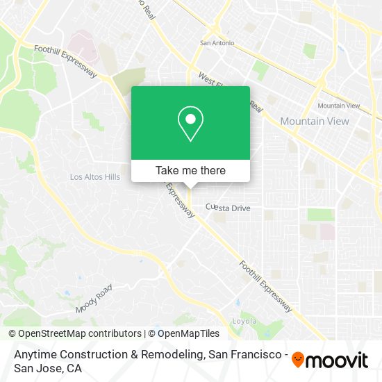 Mapa de Anytime Construction & Remodeling