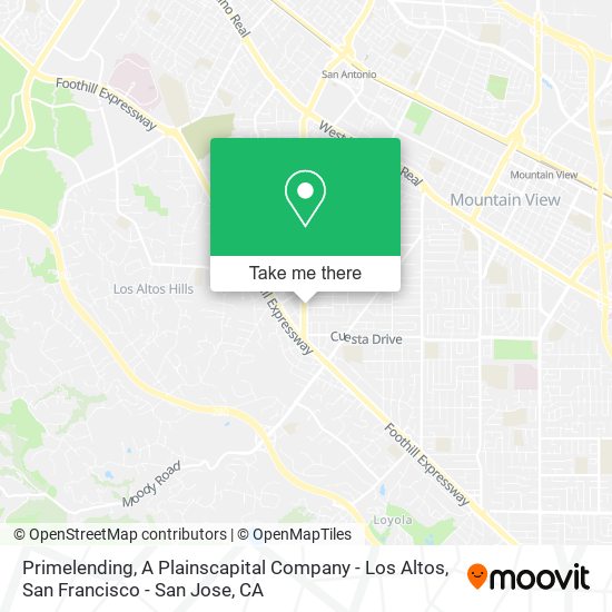 Primelending, A Plainscapital Company - Los Altos map