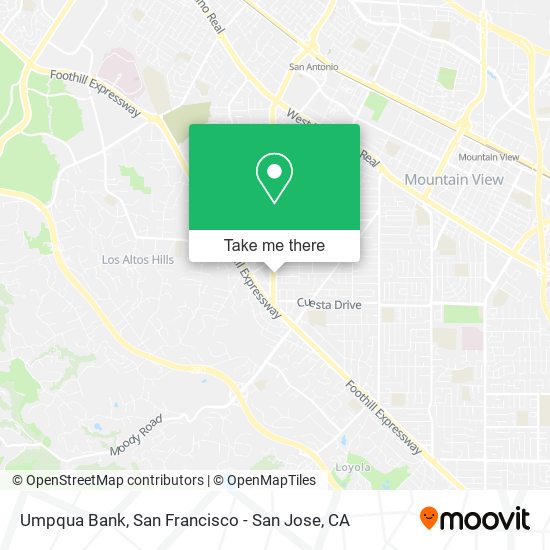 Mapa de Umpqua Bank