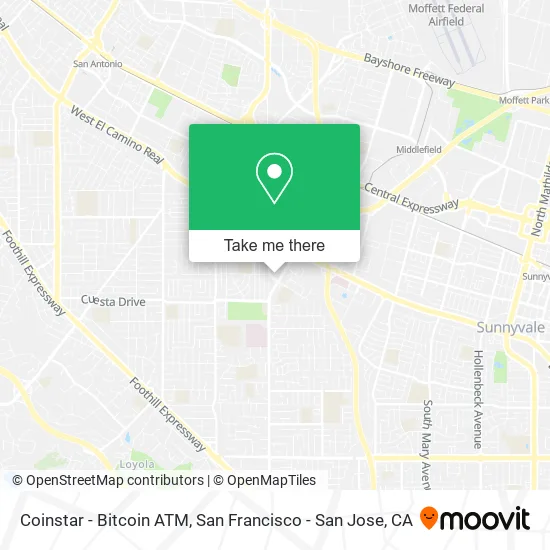 Coinstar - Bitcoin ATM map