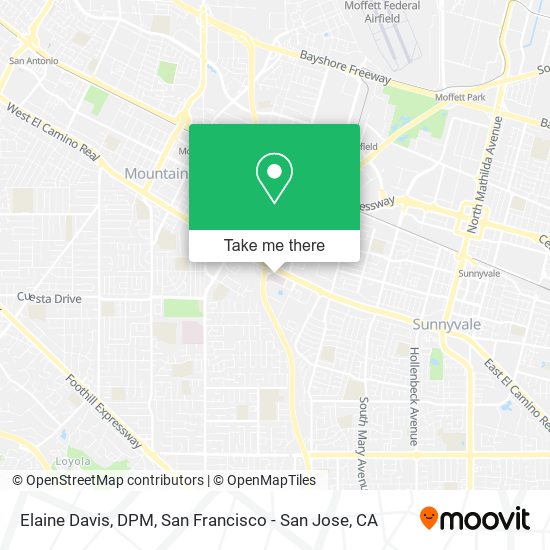 Elaine Davis, DPM map