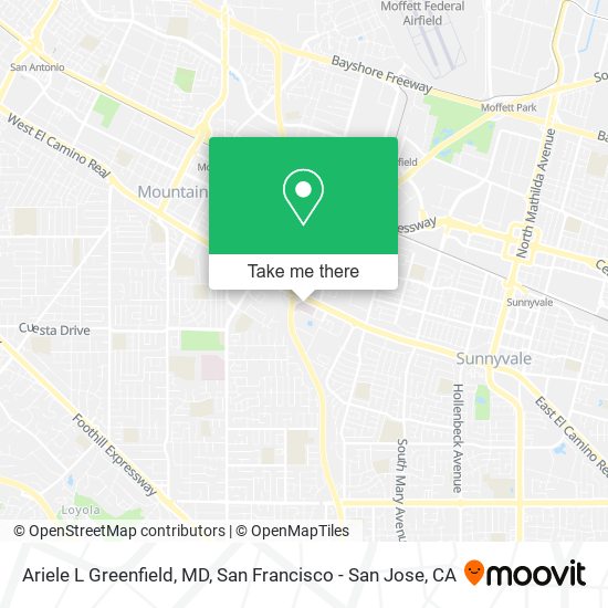 Mapa de Ariele L Greenfield, MD