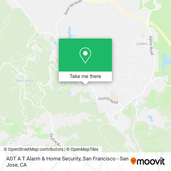 ADT A T Alarm & Home Security map