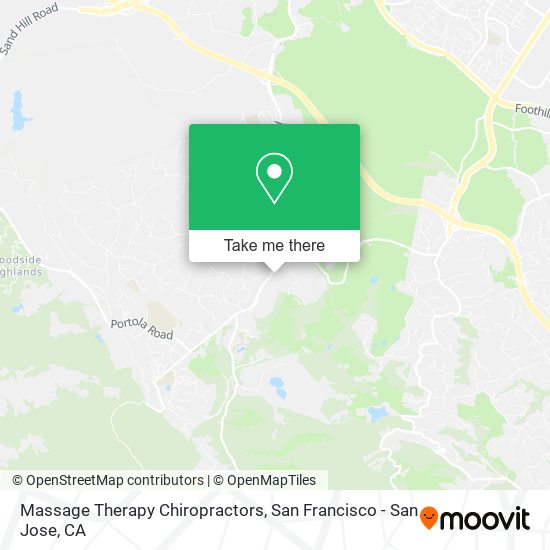 Massage Therapy Chiropractors map