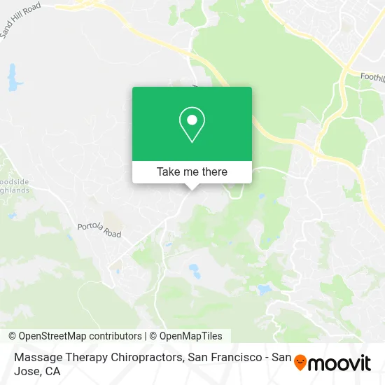 Massage Therapy Chiropractors map