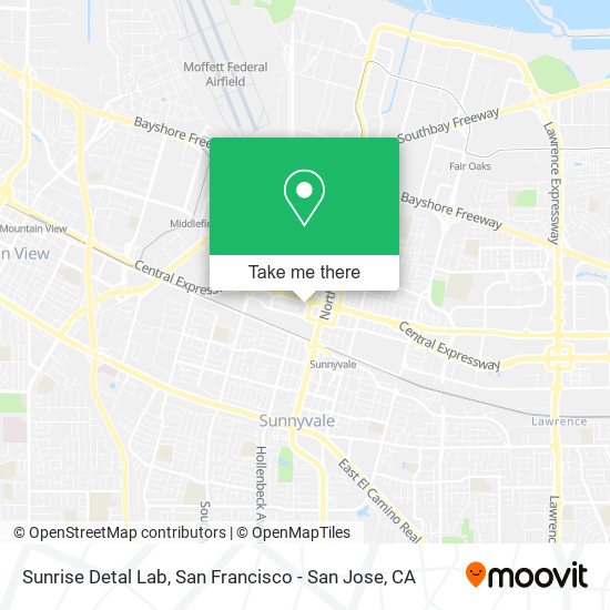 Sunrise Detal Lab map