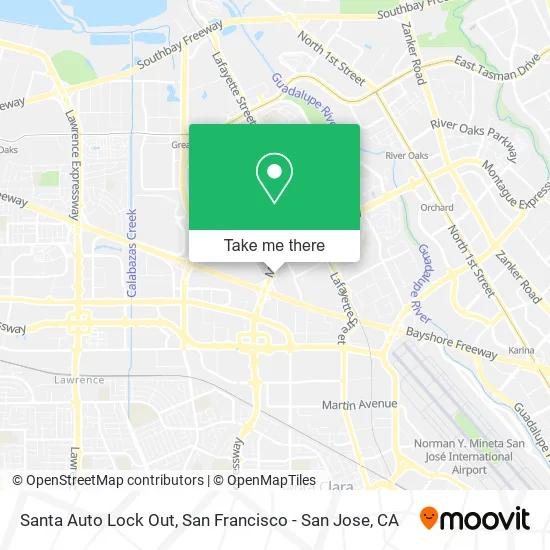 Mapa de Santa Auto Lock Out