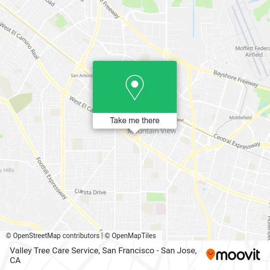Valley Tree Care Service map