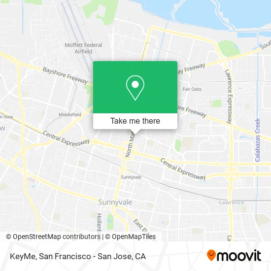 Mapa de KeyMe