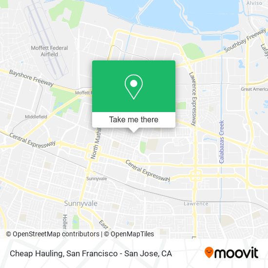 Mapa de Cheap Hauling