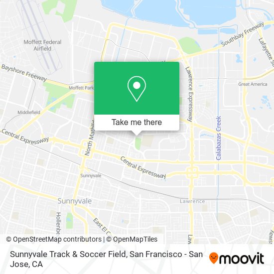 Mapa de Sunnyvale Track & Soccer Field