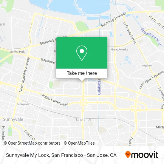 Sunnyvale My Lock map