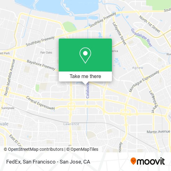 Mapa de FedEx