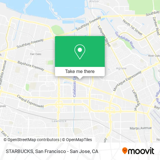 STARBUCKS map