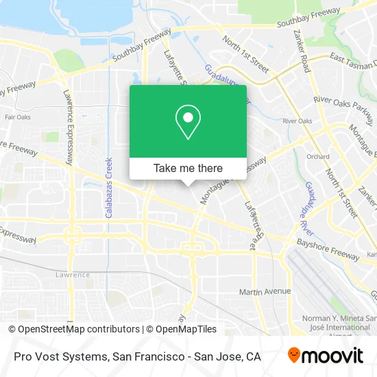 Pro Vost Systems map