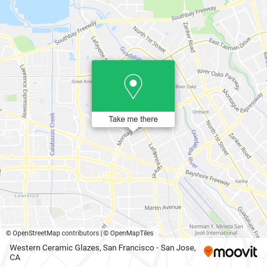 Mapa de Western Ceramic Glazes