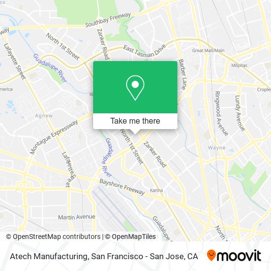 Atech Manufacturing map
