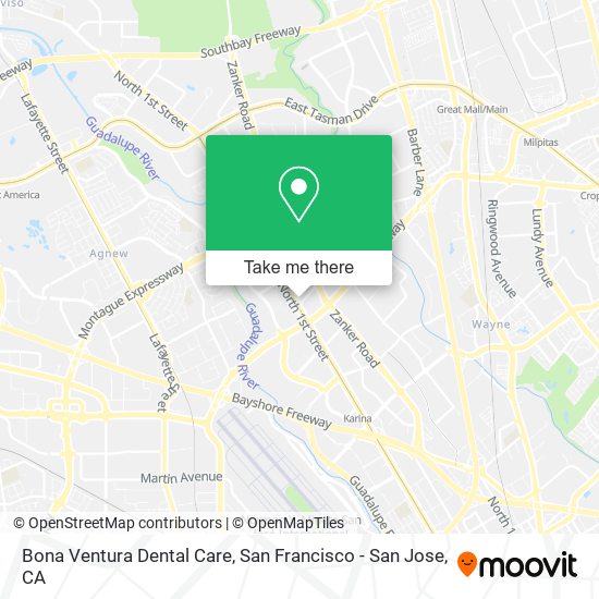 Mapa de Bona Ventura Dental Care