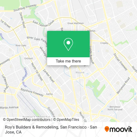 Roy's Builders & Remodeling map