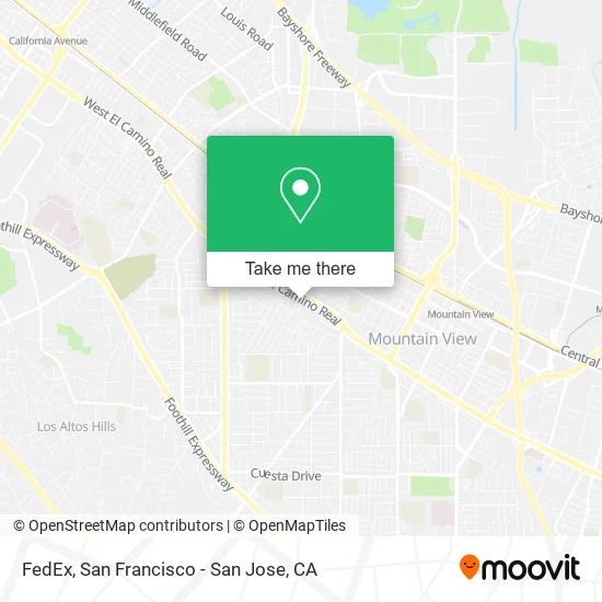 Mapa de FedEx