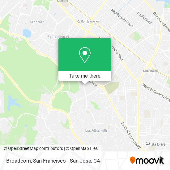 Broadcom map