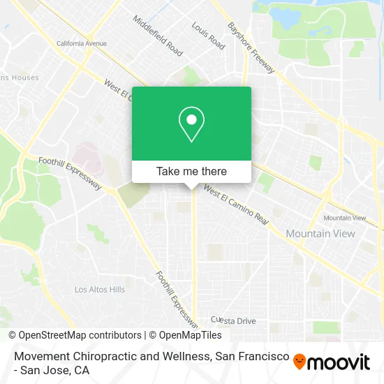 Movement Chiropractic and Wellness map