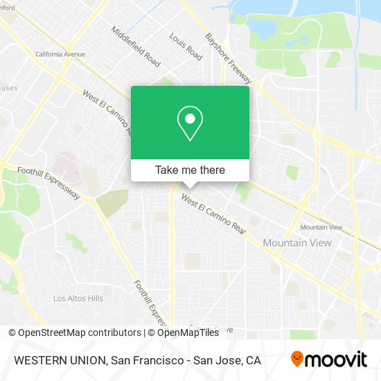 Mapa de WESTERN UNION