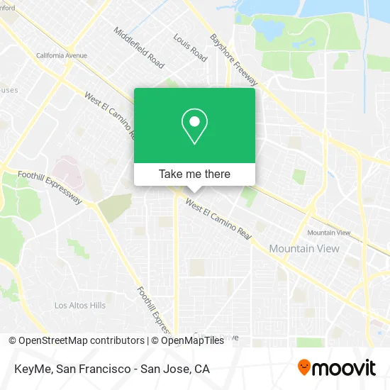 Mapa de KeyMe