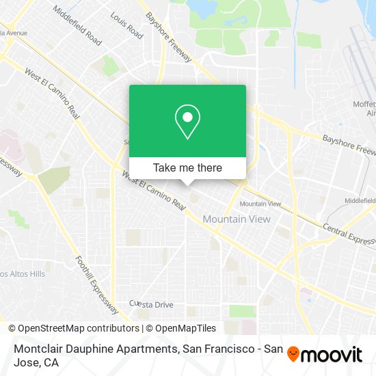 Montclair Dauphine Apartments map