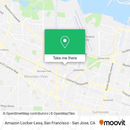 Amazon Locker-Lesa map