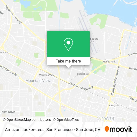 Amazon Locker-Lesa map