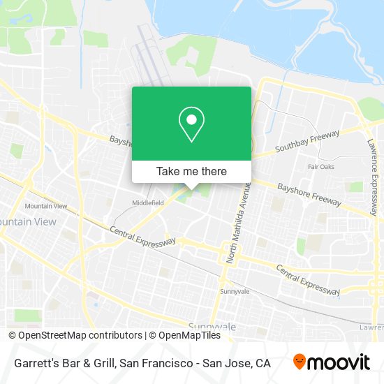 Mapa de Garrett's Bar & Grill