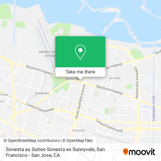 Sonesta es Suites-Sonesta es Sunnyvale map
