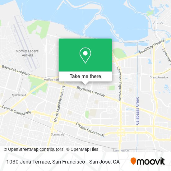 Mapa de 1030 Jena Terrace