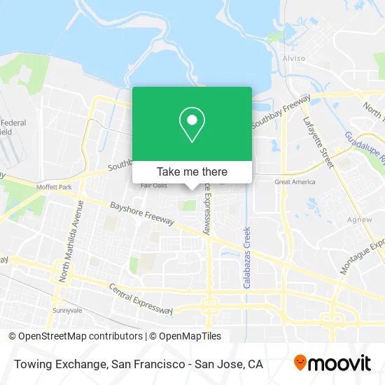 Towing Exchange map