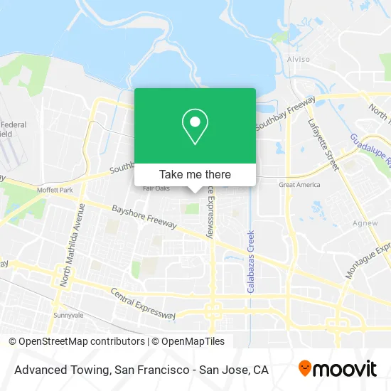 Mapa de Advanced Towing