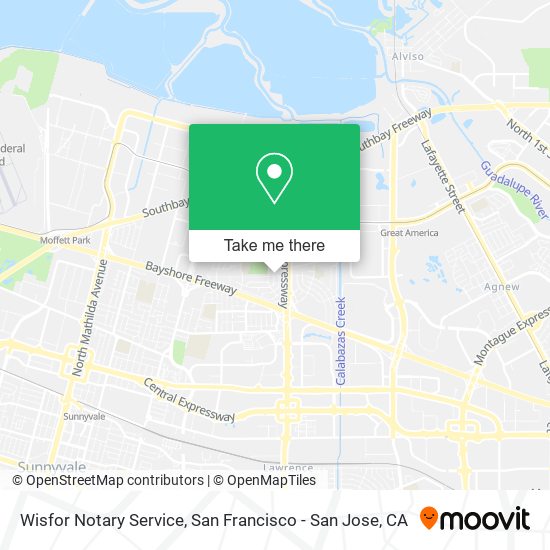Mapa de Wisfor Notary Service