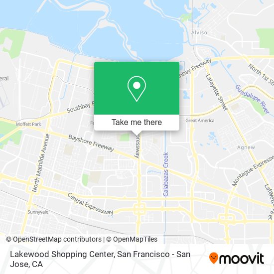 Lakewood Shopping Center map