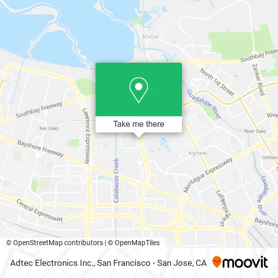 Mapa de Adtec Electronics Inc.