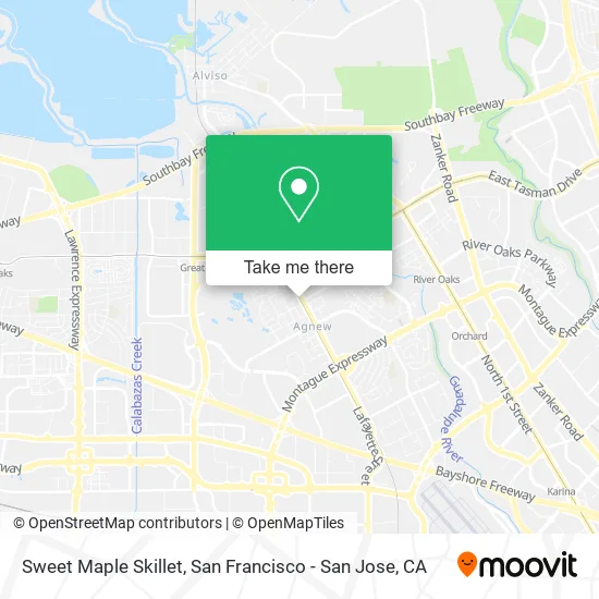 Mapa de Sweet Maple Skillet