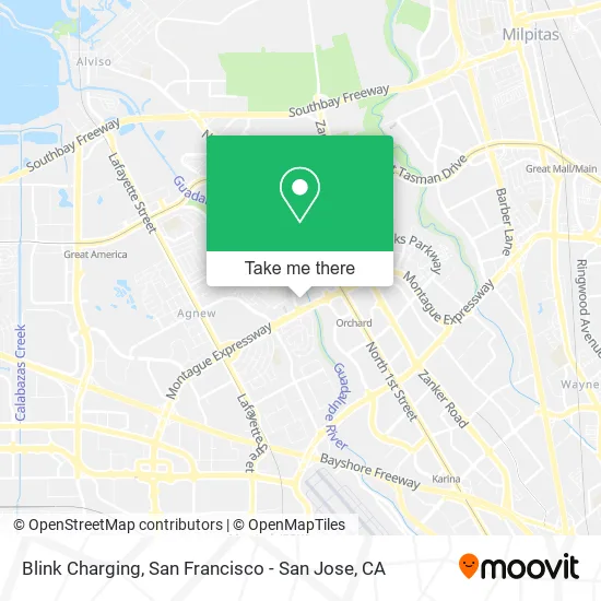 Mapa de Blink Charging
