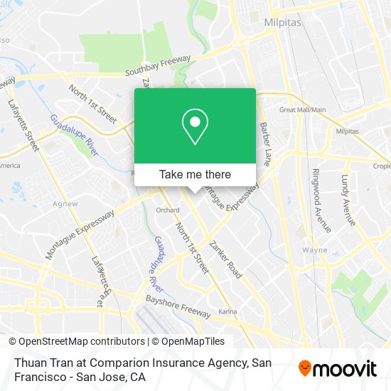 Thuan Tran at Comparion Insurance Agency map