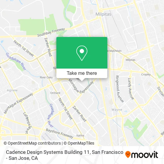 Cadence Design Systems Building 11 map