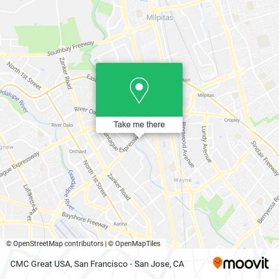 Mapa de CMC Great USA