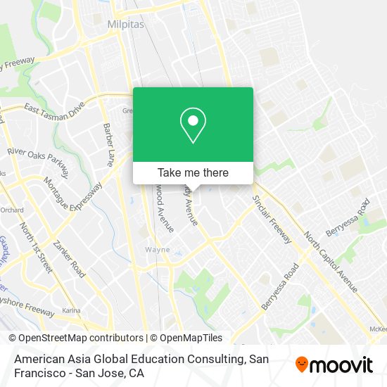 American Asia Global Education Consulting map