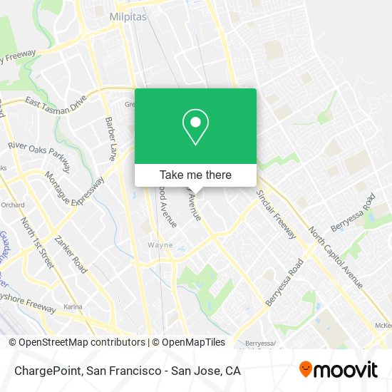 Mapa de ChargePoint