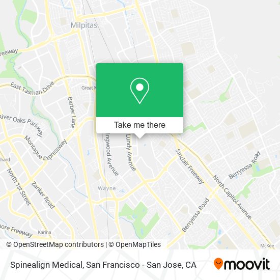 Mapa de Spinealign Medical