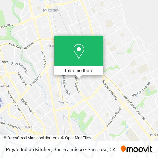 Priya's Indian Kitchen map