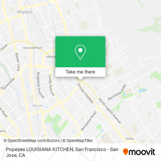 Popeyes LOUISIANA KITCHEN map