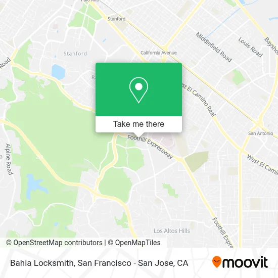 Bahia Locksmith map